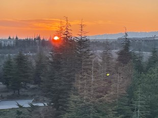 bilkent campus sunrise